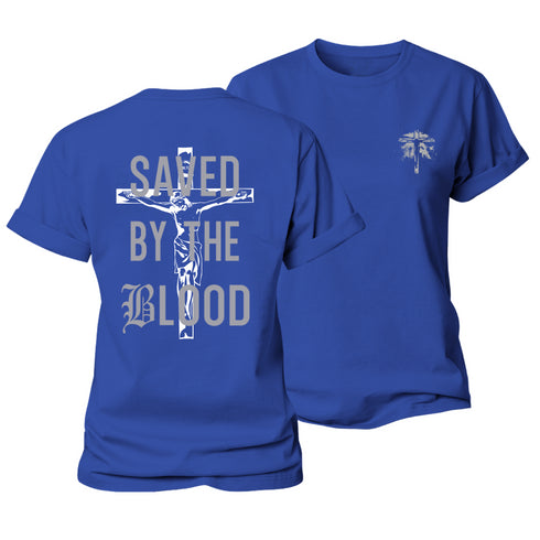 Women's Saved By Blood Cotton T-Shirt